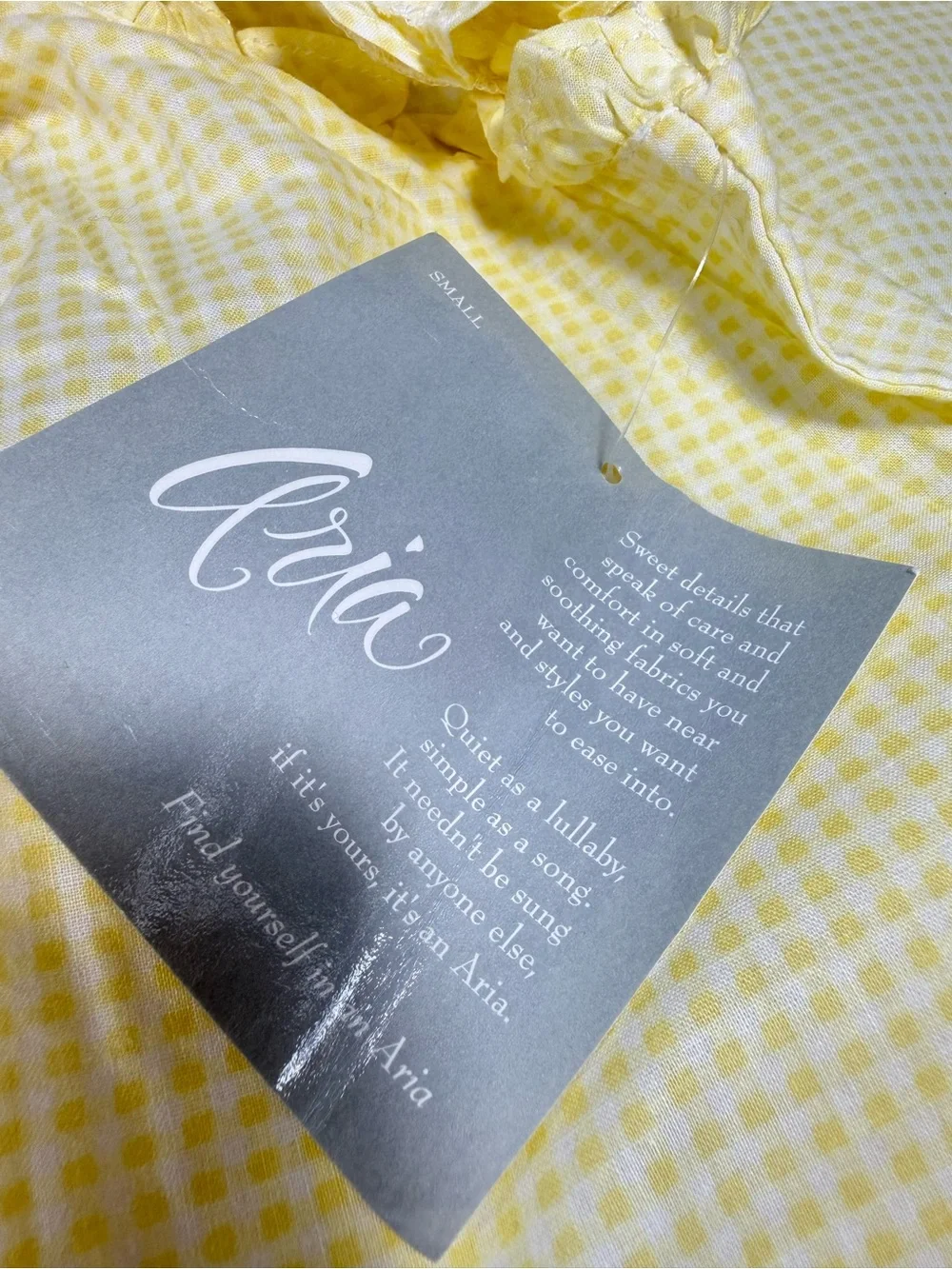 Aria Vintage Pale Yellow Ruffle Cami and Shorts Sleep Set